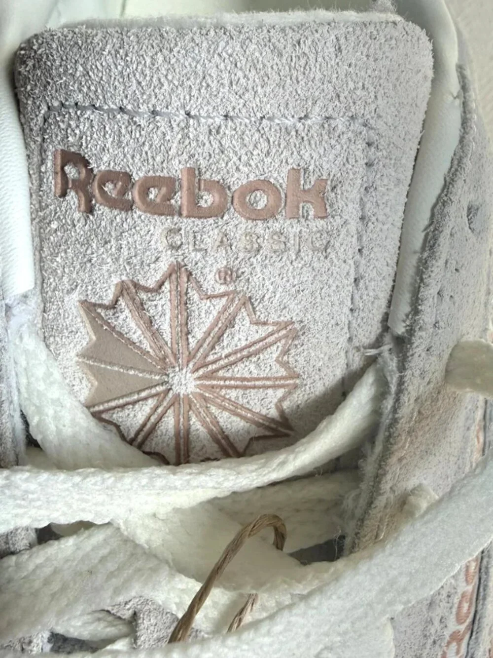 Reebok Club C Grounds UK Beige Pink Clay Women's Suede Sneakers Size 8.5 NWT